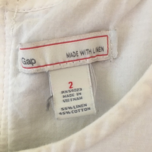 Gap white linen dress - Picture 2 of 3